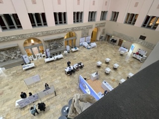 Setting up the Meeting entrance at the University Zurich